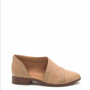 Side cutout slip on shoe